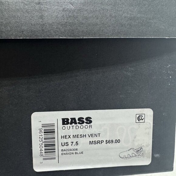 Bass Outdoor Mens Hex Mesh Slip On Size 7.5 M main image 4